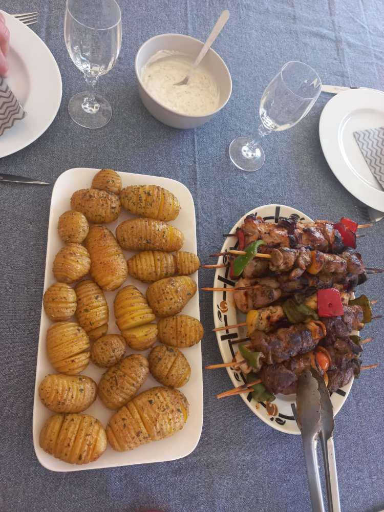 Exemple d'un plat proposé à la table d'hôtes.