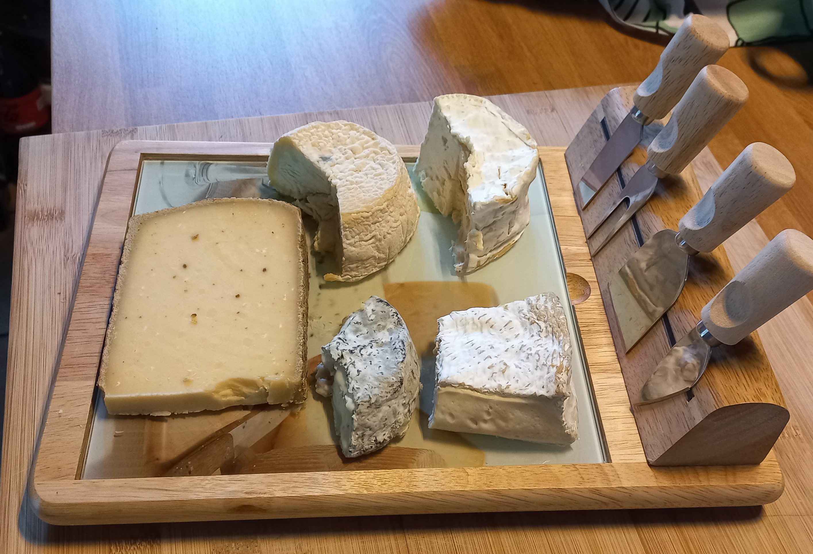Photographie d'un plateau de fromage